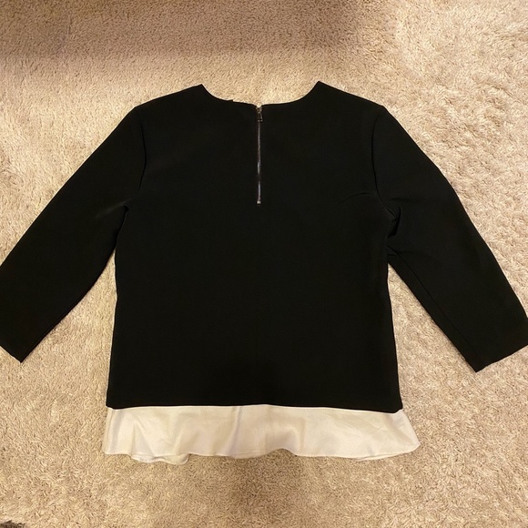 Ann Taylor Black and White Blouse - Picture 2 of 6